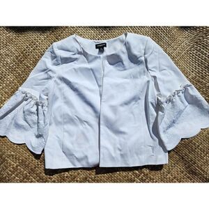 Liz‎ Claiborne Career Womens Evening Jacket Blazer XL Detailed Sleeve